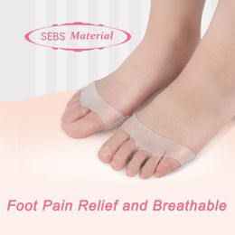 Pexmen 2Pcs Metatarsal Pads Ball of Foot Cushions for Women and Men Soft Gel Foot Pads Pain Relief Forefoot Pad