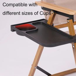 Tools Camping Chair Side Table Clip On Side Table Cup Lounger Tray For Hiking Chairs Portable Outdoor Camping Supplies