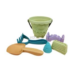 Sand Play Water Fun Playing with Sand Beach Bucket Toddler Toy Outdoor Summer Toys Plastic Kid Plaything 240402