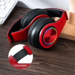 New B39 Luminous Wireless with Call Folding Card Insert Headworn Bluetooth Headphones