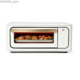Air Fryers Beautiful infrared air frying toaster oven 9 slices 1800 W white ice Drew Barrymore Y240402