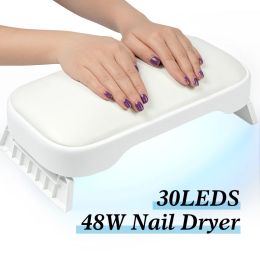 Dresses Uv Led Nail Lamp for Manicure 48w 30led Fast Drying with Smart Sensor Comfortable Pillow Curing All Gel Salon Use Nail Art Tools