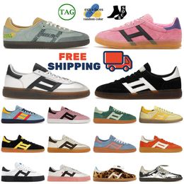 Top Quality Handball Spezial Designer Wales Bonner Casual Shoes Mens Womens Consortium Cup Bliss Pink Purple Outdoor Sneakers Trainers Free Shipping Shoe Dhgate