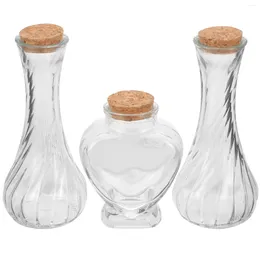 Storage Bottles Wedding Memorial Sand Ceremony Bottle Set Decorations Transparent Drift