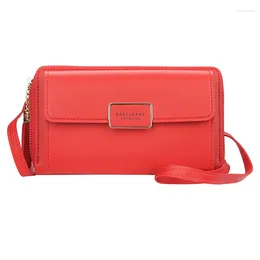 Shoulder Bags Baellerry Women Long Wallet Clutch Zipper Hasp Female Bag Top Quality Cell Phone Pocket Fashion Crossbody
