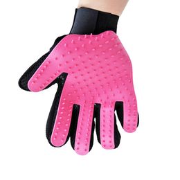 Pet Mesh Gloves Cross-border Cat and Dog Cleaning and Hair Removal Gloves Cat Beauty Massage Silicone Bath Brush