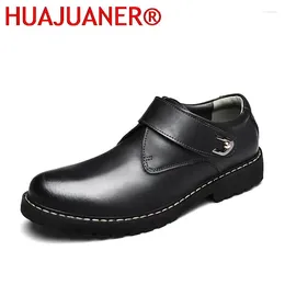 Casual Shoes Spring Autumn Men Flats Slip On Male Loafers Business Office Oxfords Fashion Dress Wedding Footwear