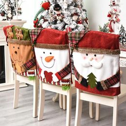 Chair Covers Christmas Back Decor Multipurpose Protector Cover Cute Festival Favour Carnival Parties Supplies