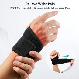 1Pcs/2Pcs Adjustable Wristband Carpal Tunnel Brace Wrist Support Sport Tendonitis Pain Relief for Arthritis Wrist Bandage Wrap