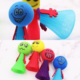 10Pcs Plastic Doll Funny Toy Children Toys Random Multicolor Kids Baby Creative Gift Jump Bounce Elf Party Birthday Fly Man