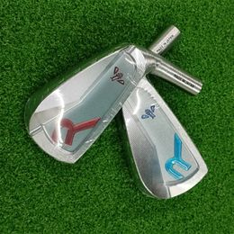 Roddio Golf club silver Golf Lettle Bee Golf Clubs CC FORGED Soft Iron Forged Iron Set 4 5 6 7 8 9 P 7pcs 240326