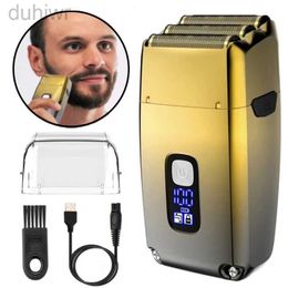 Electric Shavers Rechargeable Hair Beard Shaver For Men Powerful Razor Head Bald Shaving Machine Wet Dry 3-blade shave system 2442