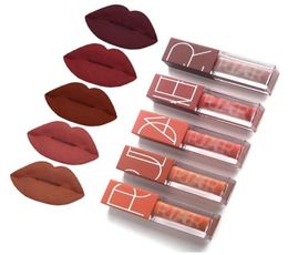 5 Pcs Lip Gloss Set Velvet Lips Tint Kit Matte Liquid Lipstick Waterproof Long Lasting Brings Natural Color For Make Up Lover243I3501381