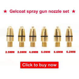 Professional Portable Gel Coat Spray Gun 2.5/3.0/4.0/5.0/5.6/6.2mm Epoxy Resin FRP Resin Hopper /Glue Spray Gun 10pcs Paper Cup