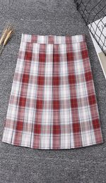 2020 New Cheap Mini Homecoming Dresses Pleated Skirt High Waist ALine Plaid Skirts Fashion Homecoming Dresses JK044964823