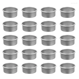 Candle Holders 24Pcs Tealight Cups Empty Holder Making Tea Light Containers