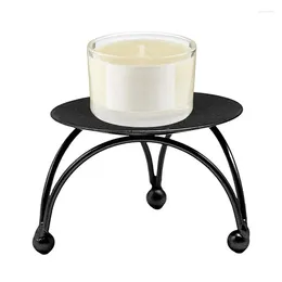 Candle Holders For Pillar Candles Iron Plated Metal Plate Wedding Party Festival Home Decor Supplies