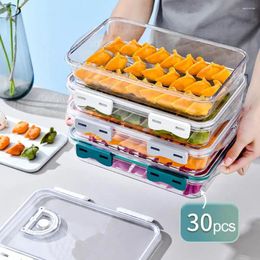Storage Bottles Thick Dumpling Box Food Grade Timer Bacon Container Airtight Resistant Durable Keeper For Refrigerator Organized