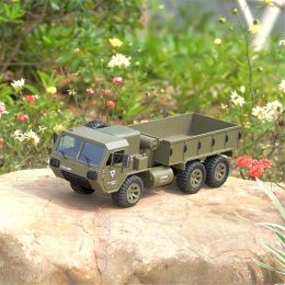 Hot Sale 6 Wheel Drive 2.4G APP Radio Control 720P HD Camera Military Loadable Army Truck Climbing Card Hobby RC Car Toy Gift