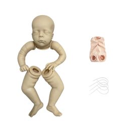 Popular Bebe Reborn Kit Jude 21 Inches Blank Vinyl Parts Cloth Body Baby Moulds Realistic 52cm Unfinished Unpainted Reborn Kit