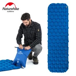 Gear Naturehike Ultralight Iatable Mattress Sleeping Pad Mat Single Camping Mat Air Mattress Portable Folding Bed Travel Sleeping