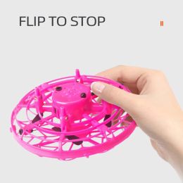 Magic Flying Ball Pro LED UFO Spinner Toy Hand Controlled Boomerang Mini Drone Upgrade Flight Gyro Aircraft for Adults Kids Gift