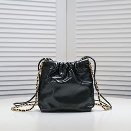7A Designer Mini Bag Gold Coin Embellished Women's Shoulder Bag Luxurious Cowhide 20Cm Classic 2D0