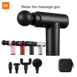 Control XIAOMI Mijia Massage Gun Muscle Relaxation Deep Tissue Massager Dynamic Therapy Vibrator Shaping Pain Relief Back Foot Massager