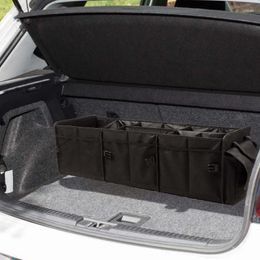 Car Organiser Trunk With Cooler 600D Oxford Cloth Material Large Capacity Auto Multiuse Tool Stowing Tidying Emergency Storage Bag