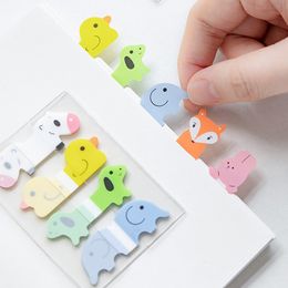 1pcs Drawer Type Index Stickers Translucent Color Cute Animal Sticky Notes And Memo Pad Self Adhesive Waterproof