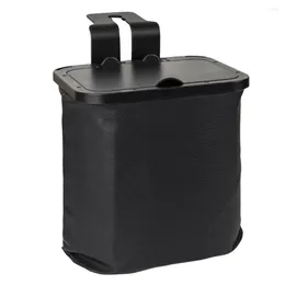 Interior Accessories Car Trash Can Waterproof Bin Organizer Small Garbage Hanging For Vehicle Use