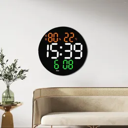 Wall Clocks Digital Clock With Temperature & Humidity Dual Alarms For Training