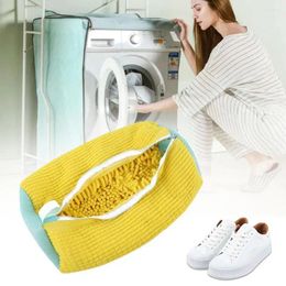 Laundry Bags Shoes Wash Bag Washing Machine With Zip For Slipper Anti-deformation Protective Airing Dry Tool K6N6