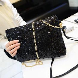 Shoulder Bags Women Ladies Glitter Sequins Handbag Luxury Sparkling Party Evening Envelope Clutch Bag Wallet Tote For