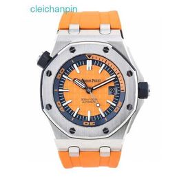 Mens AP Wrist Watch Royal Oak Offshore Series 15710ST Automatic Mechanical Mens Watch Panel 42mm with Security Card