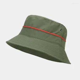 Berets Bucket Hat Men Women Sun Protection Super Dry Waterproof Wide Brim Cap Beach Accessory For Holiday Outdoor Summer