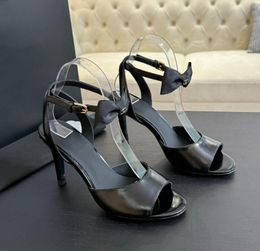 The latest classic made women's sandals, genuine leather upper, thin sole, high heel, 8cm, are popular and recommended for summer and summer size 35-41