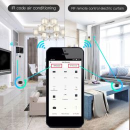 HIMOJO Tuya Universal WiFi IR RF Bluetooth Smart Home Appliances Remote Controller Smart Life APP Remote Voice Control AC TV
