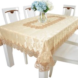 Elegant New European Style Polyester Table Cloth for Household Home Decor and Kitchen Decoration