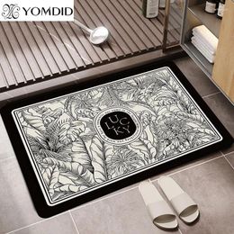 Carpets YOMDID Kitchen Drain Pad Dish Absorbent Mat Heat Insulation And Soft Tableware Dinnerware Placemat Countertop Protector