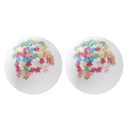 joyous Milk Star Bath Ball Essential Oil Ball Bubble Bath Ball Explosive Salt Bath Moisturizing Bubble Bomb 10