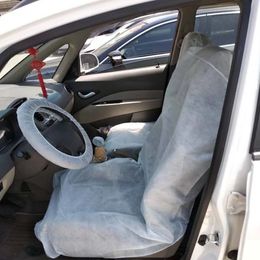 2024 Disposable Non-woven Fabric Car Soft Seat Cover Universally Waterproof Care Cleaning Beauty Repair Protective Cover Sure, here are the