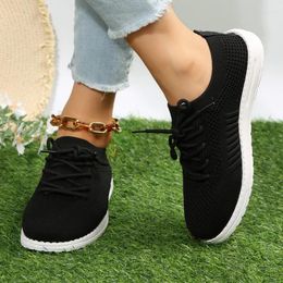 Casual Shoes Ladies On Sale 2024 Fashion Lace Up Women's Vulcanize Summer Women Sneakers Round Toe Shoe Female Mesh Sneaker