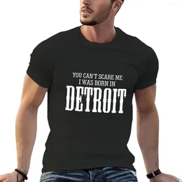 Men's Polos You Can't I Was In Detroit T-Shirt Plus Size Tops Graphics Mens Graphic T-shirts