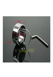 Testicle Bondage Gear Scrotum Pendant Scrotal BDSM Sex Toy Metal Stainless Steel with Penis Ring Testicle Restraint for Male Men B9374678