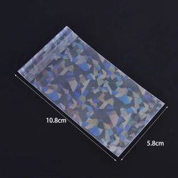 10pcs/pack 65*90MM Little Stars Laser Flashing Card Sleeves Protector For YGO Cards Holder Holographic Foil Protective Film