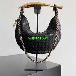 BottegVeneta Tote Bags Sardine Designer Bags 24 New Sardine Chain Portable One Shoulder Bag Sheepskin Woven Womens Bag 33cm Shoulder Strap 35 have logo HBEYAN