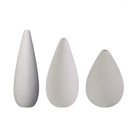 Vases Minimalism White Color Ceramic Vase Table Centerpiece Decorative Porcelain For Interior Living Room And Home Decor