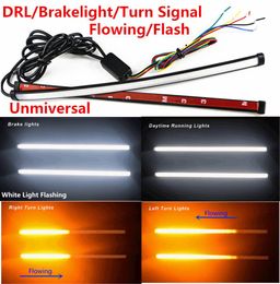 2PCSLot 30cm Switchback Flowing Car DRL LED Knight Rider Turn Signal Brake Light Strip5550709