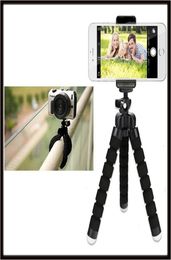 Universal Flexible Octopus Tripod Phone Holder Stand Bracket For Cell Phone Camera Selfie with Bluetooth Remote Shutter3565459